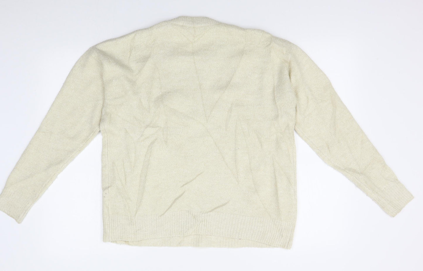 TU Womens Beige   Pullover Jumper Size 14  - christmas