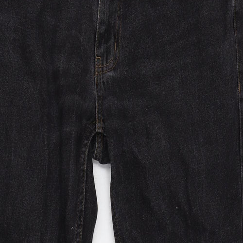 George Mens Black   Straight Jeans Size 32 L30 in