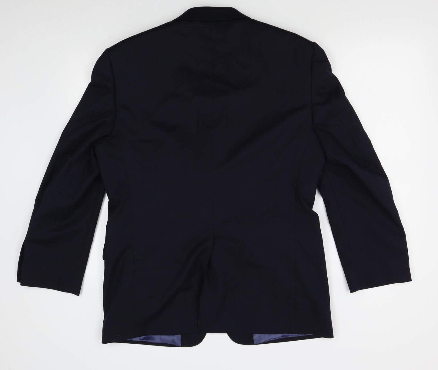M&S Mens Black  Rayon Jacket Blazer