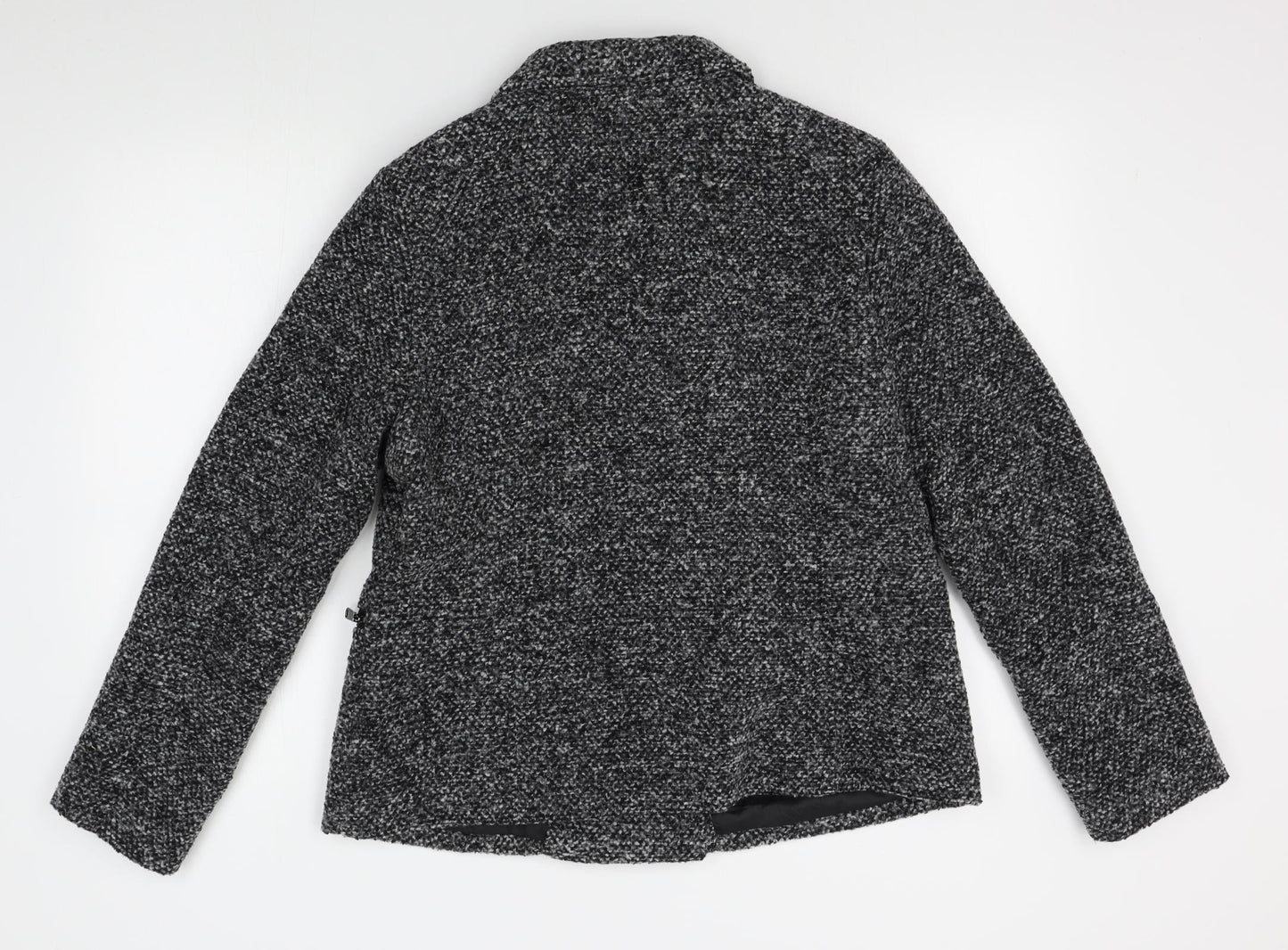 RJR Womens Grey   Pea Coat Coat Size 16