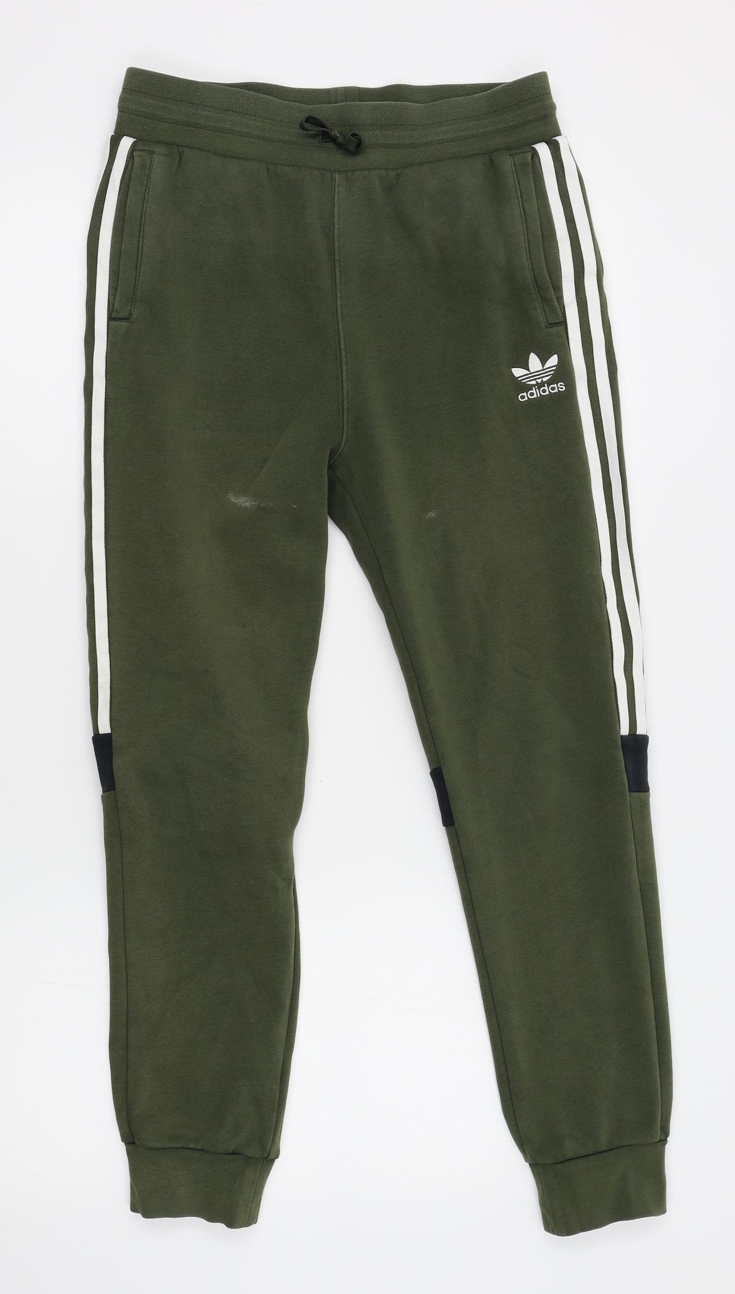 adidas Boys Green   Jogger Trousers Size 13-14 Years