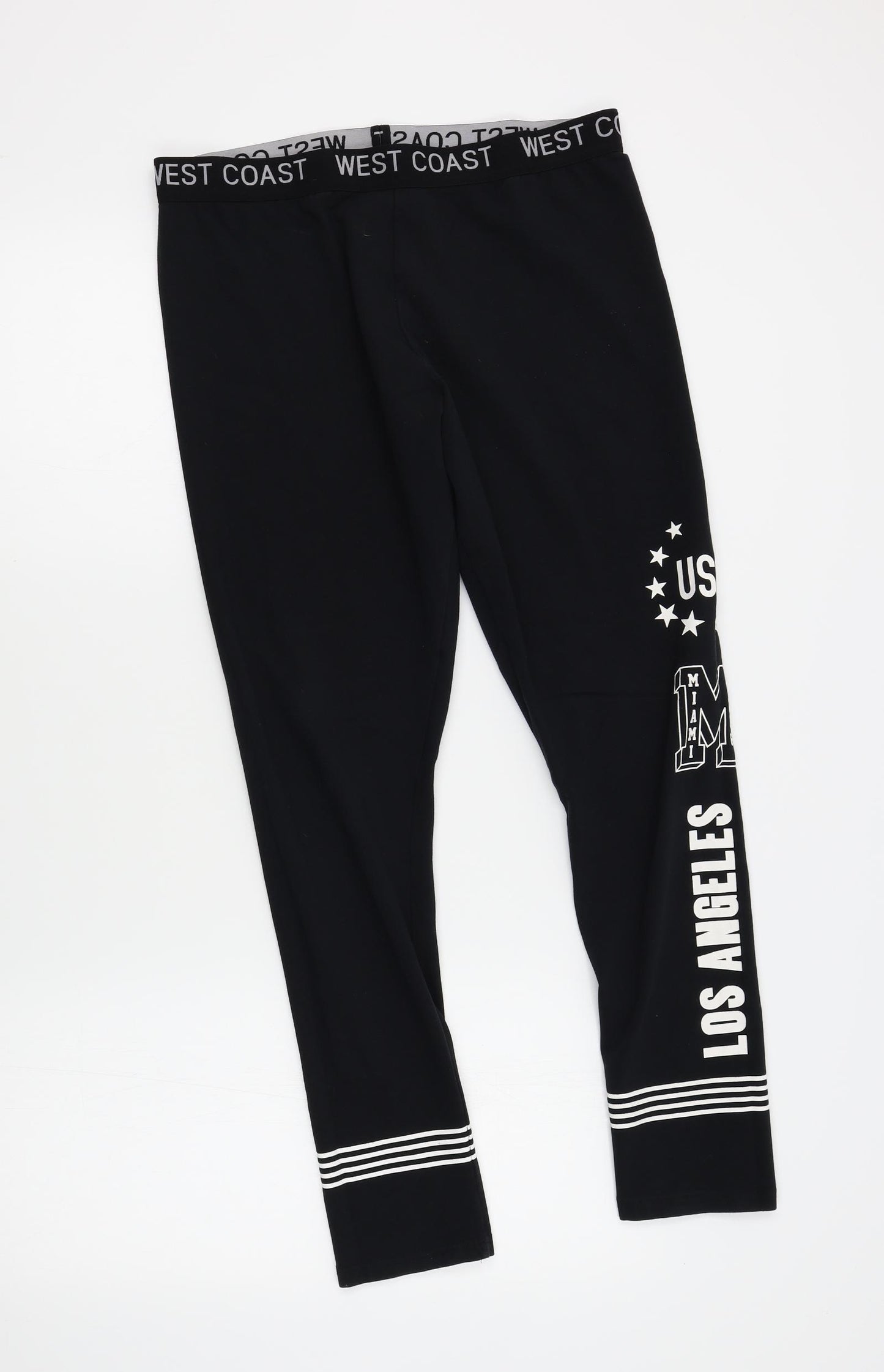 Primark Womens Black    Leggings Size L L27 in