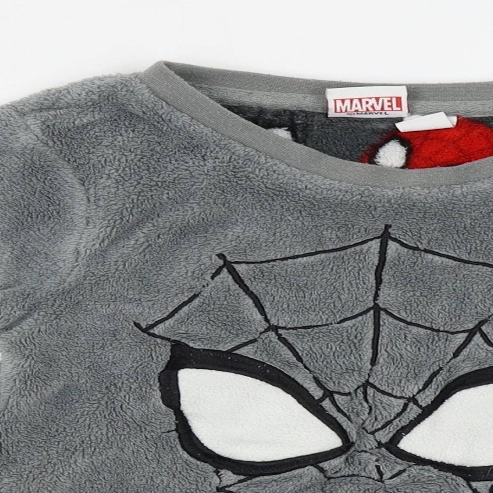 Primark Boys Grey   Pullover Jumper Size 3-4 Years  - spider man, marvel