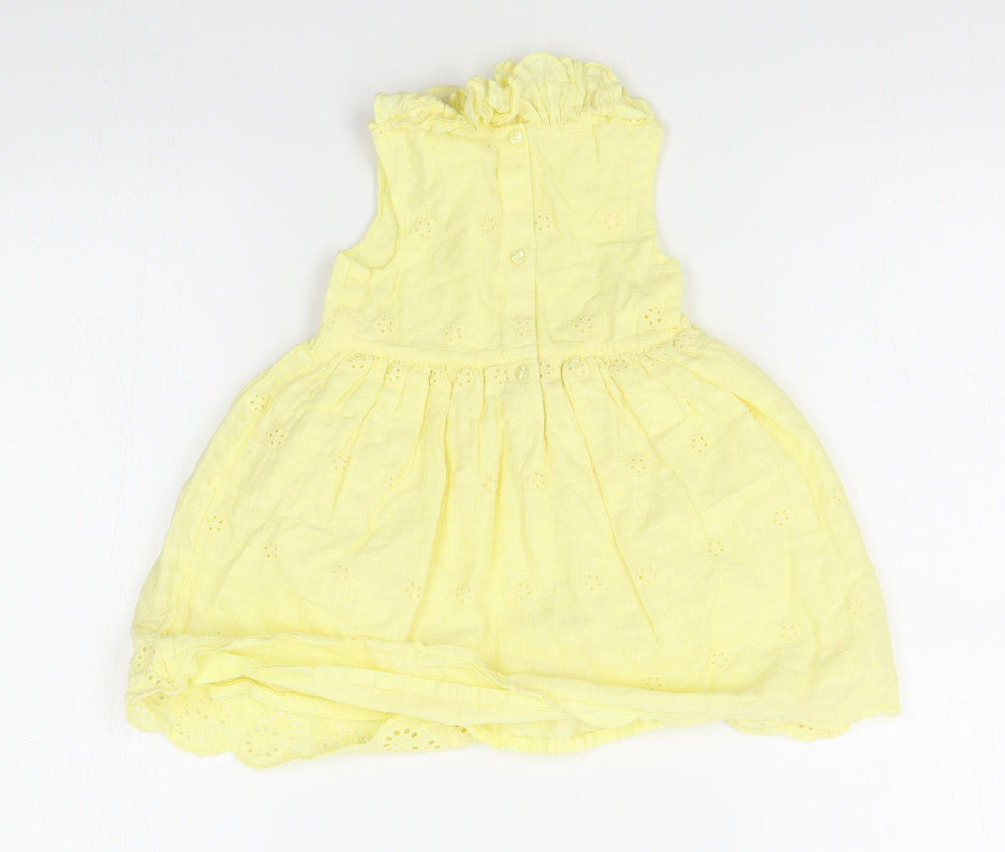 George Girls Yellow   A-Line  Size 9-12 Months