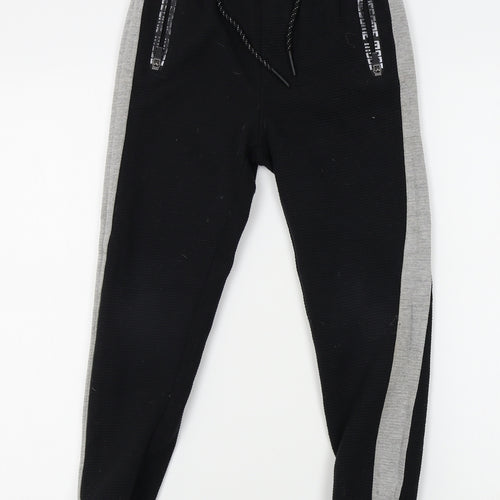 Pep&co Boys Black   Jegging Trousers Size 8-9 Years