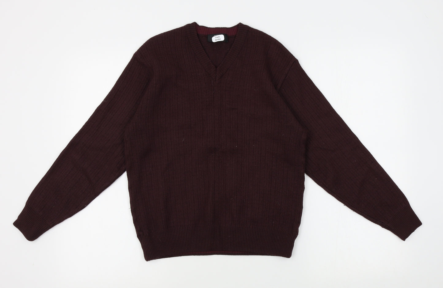 M&S Mens Red   Pullover Jumper Size M