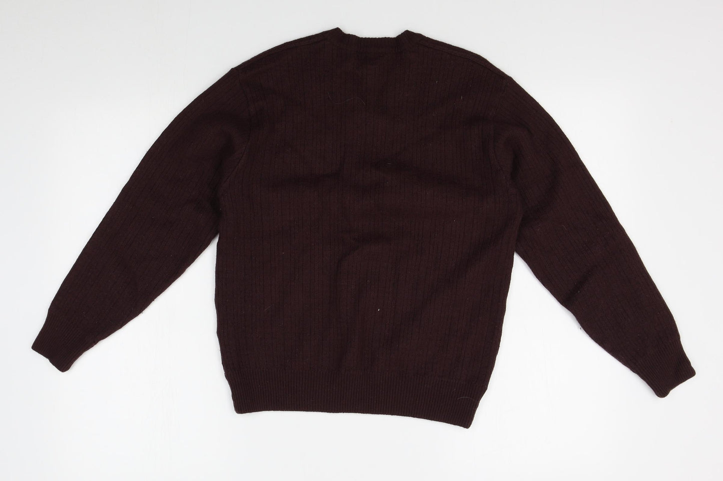 M&S Mens Red   Pullover Jumper Size M