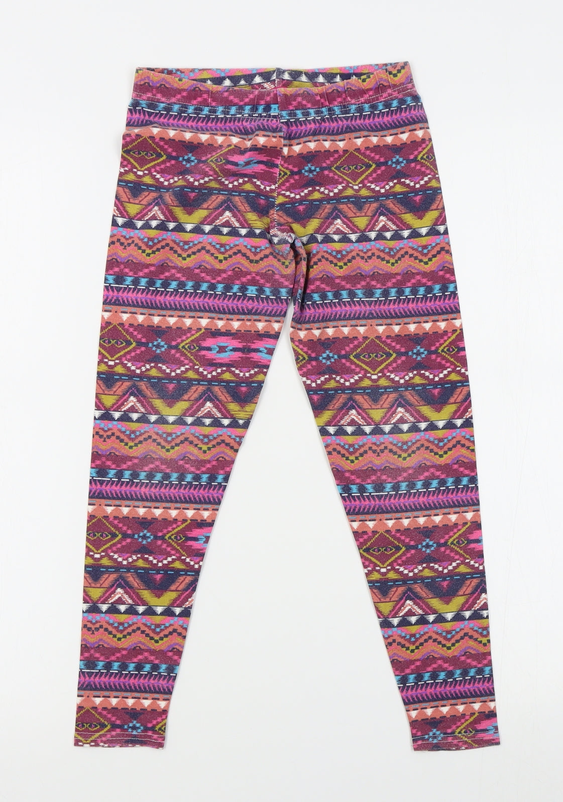Young Dimension Girls Pink Striped  Sweatpants Trousers Size 9 Years - leggings