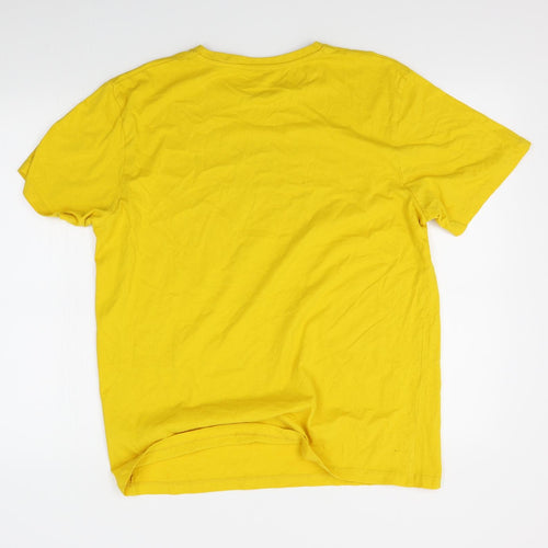 Primark Mens Yellow    T-Shirt Size XL