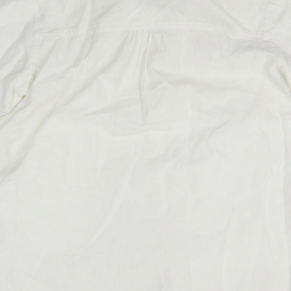 Young Dimension Girls White   Basic Button-Up Size 10-11 Years