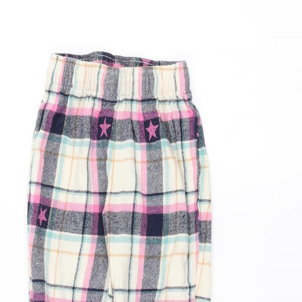 Nutmeg Girls White   Sweatpants Trousers Size 2-3 Years