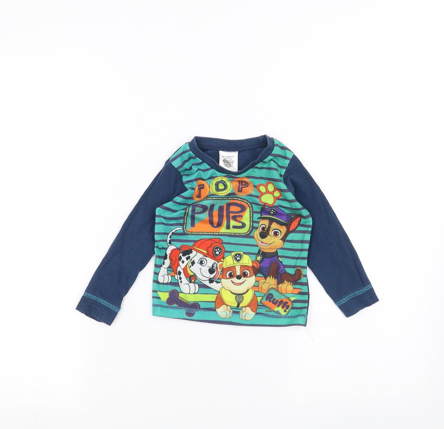 Nickelodeon Baby Blue   Basic T-Shirt Size 12-18 Months  - Paw Patrol