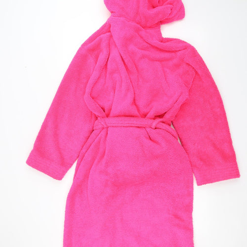 George Womens Pink Solid  Babydoll Robe Size M