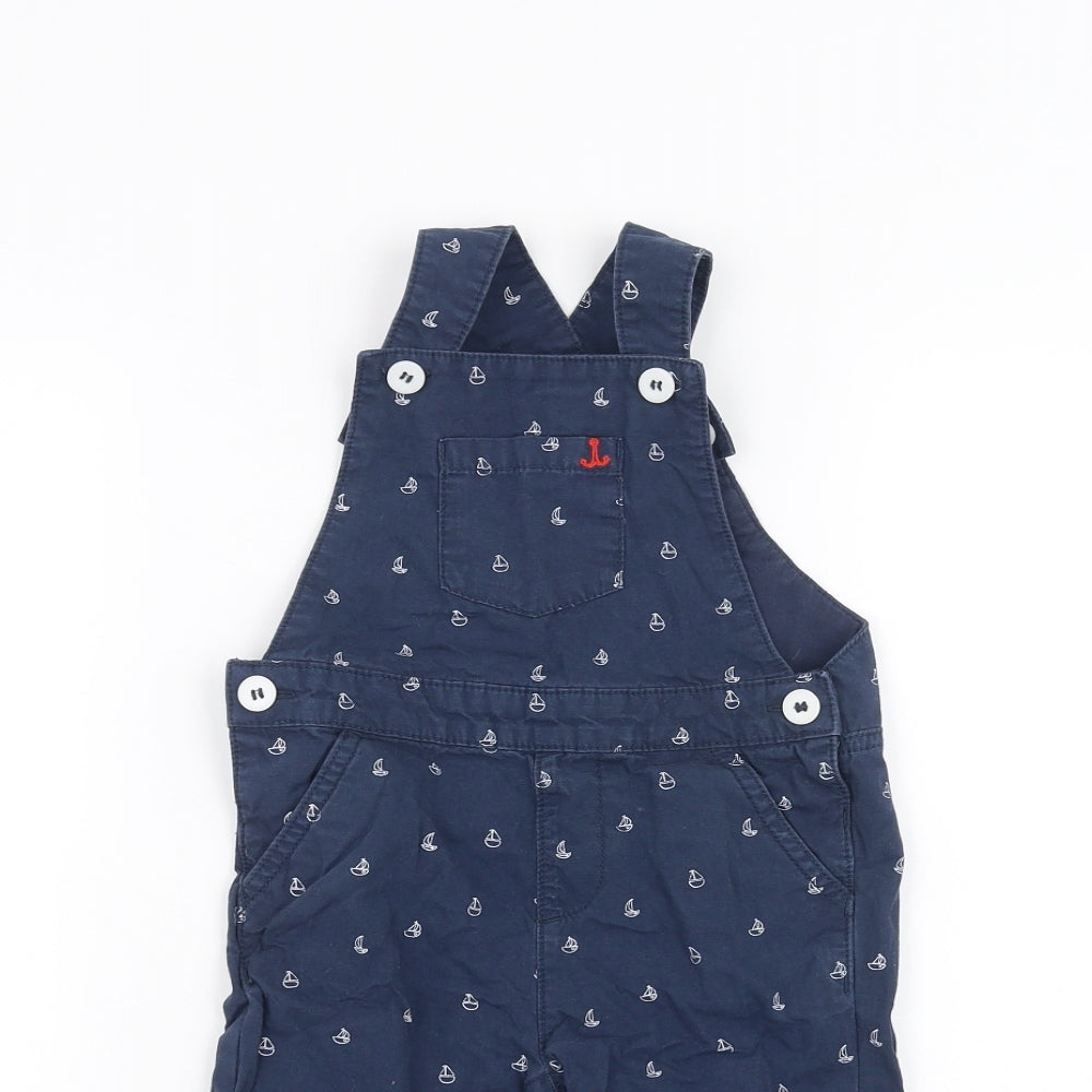 Mothercare Baby Blue   Dungaree One-Piece Size 12-18 Months