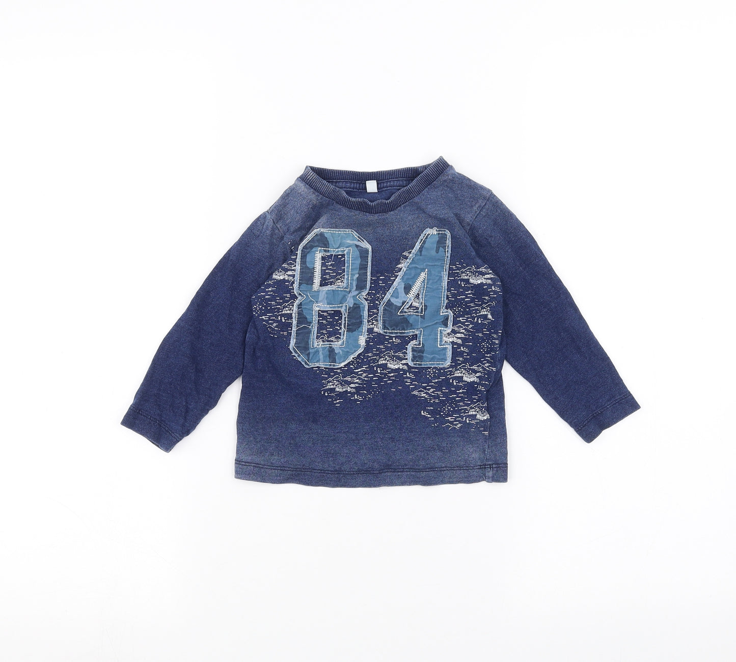 Marks and Spencer Baby Blue   Basic T-Shirt Size 12-18 Months
