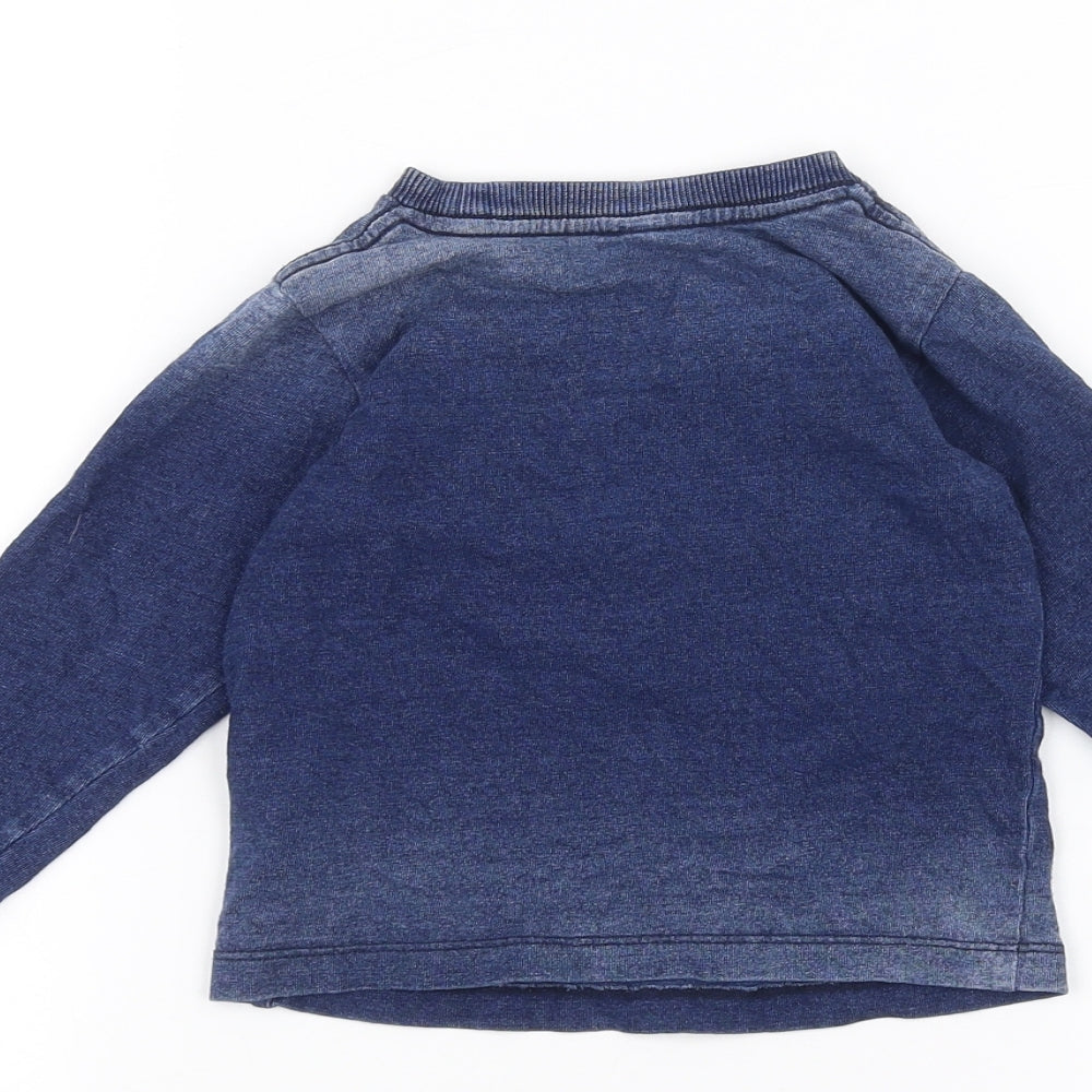 Marks and Spencer Baby Blue   Basic T-Shirt Size 12-18 Months