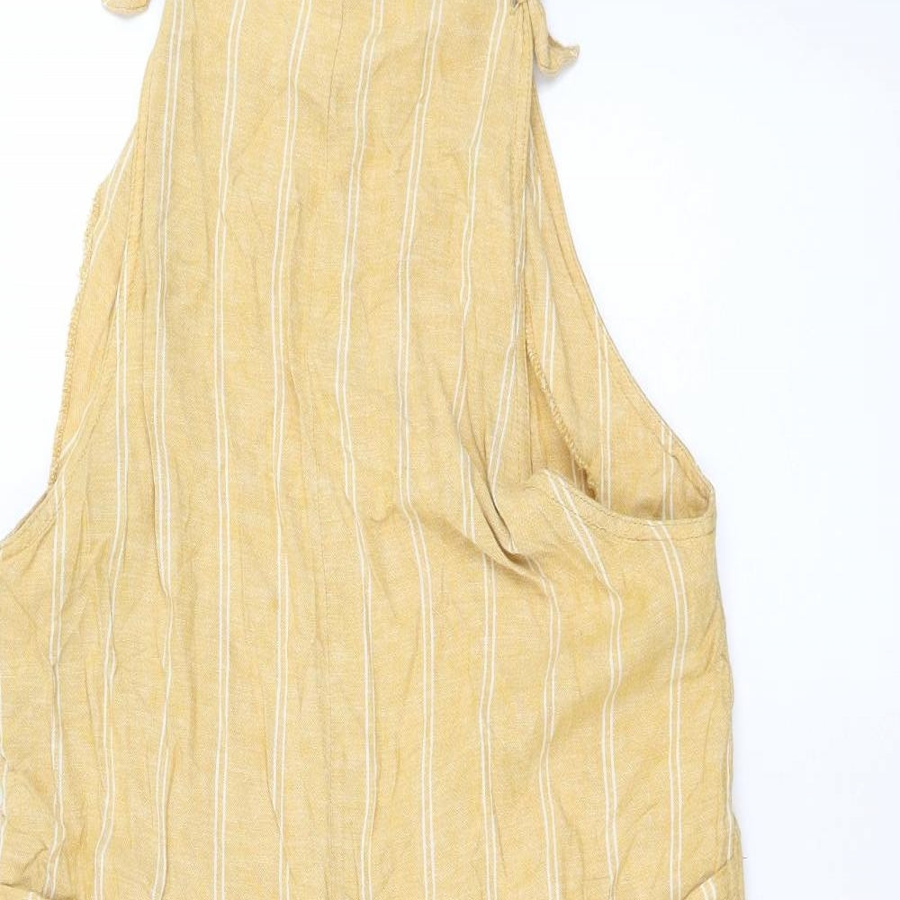 New Look Womens Yellow   Jumpsuit One-Piece Size 10