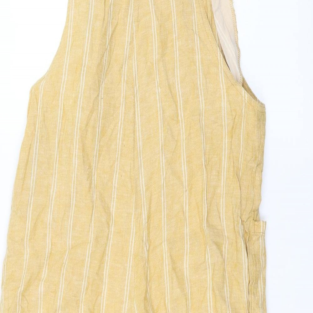 New Look Womens Yellow   Jumpsuit One-Piece Size 10