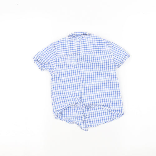 M&Co Boys Blue   Basic Button-Up Size 3-4 Years