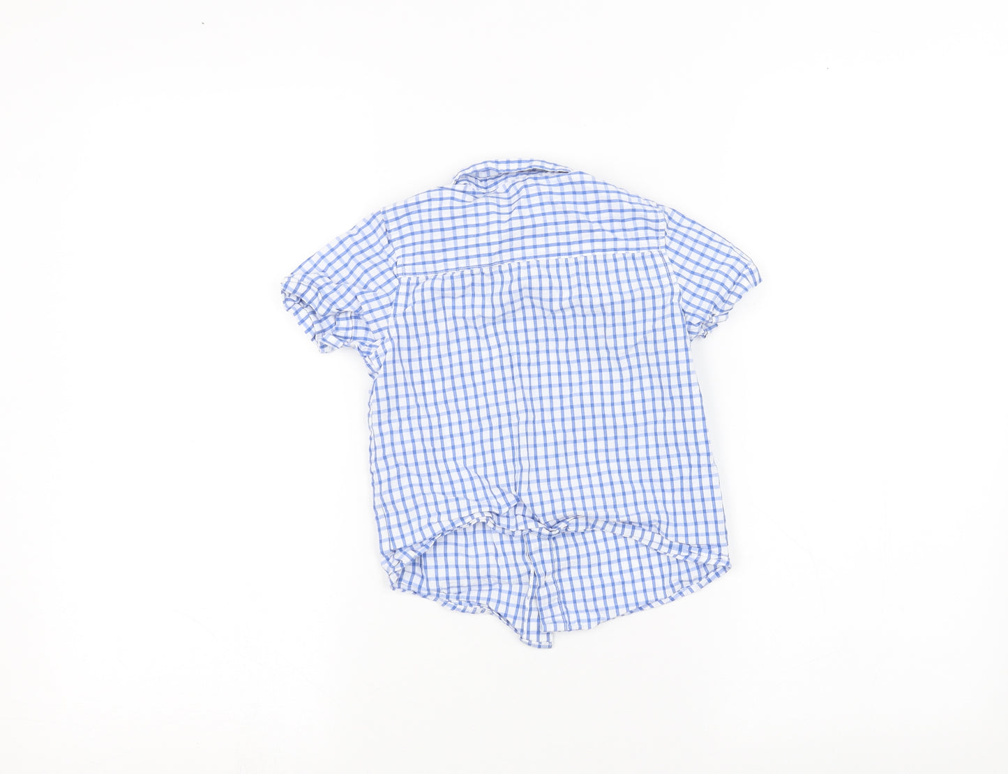 M&Co Boys Blue   Basic Button-Up Size 3-4 Years