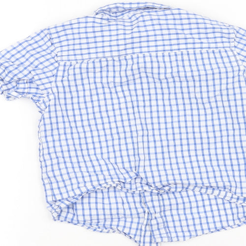 M&Co Boys Blue   Basic Button-Up Size 3-4 Years