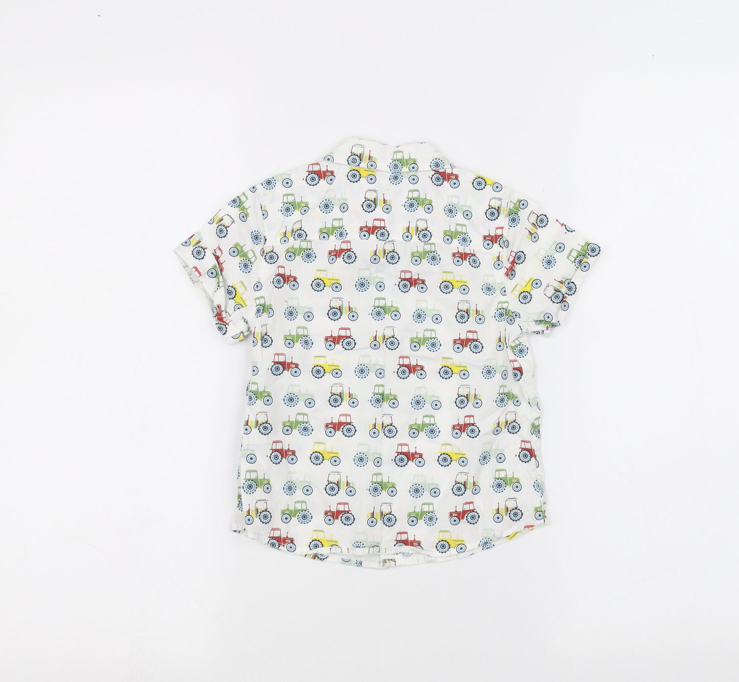 M&Co Boys White   Basic Button-Up Size 2-3 Years