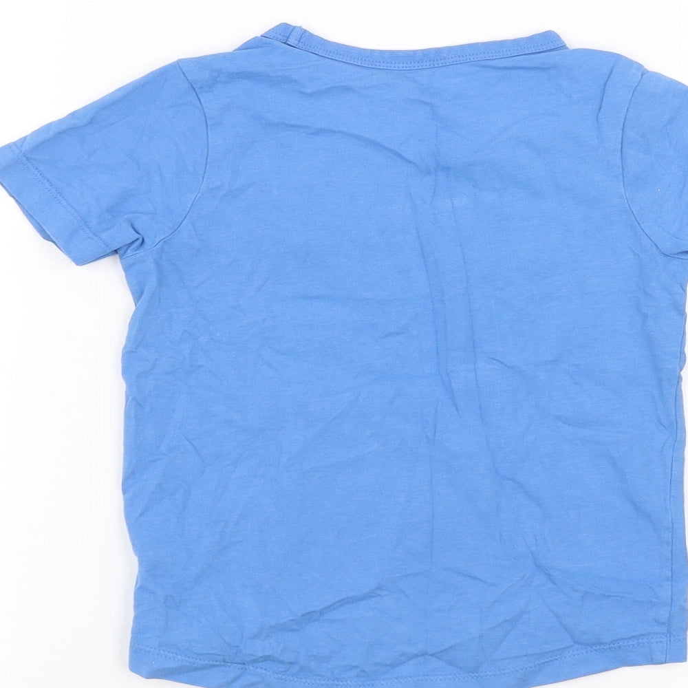 Nutmeg Boys Blue   Basic T-Shirt Size 2-3 Years