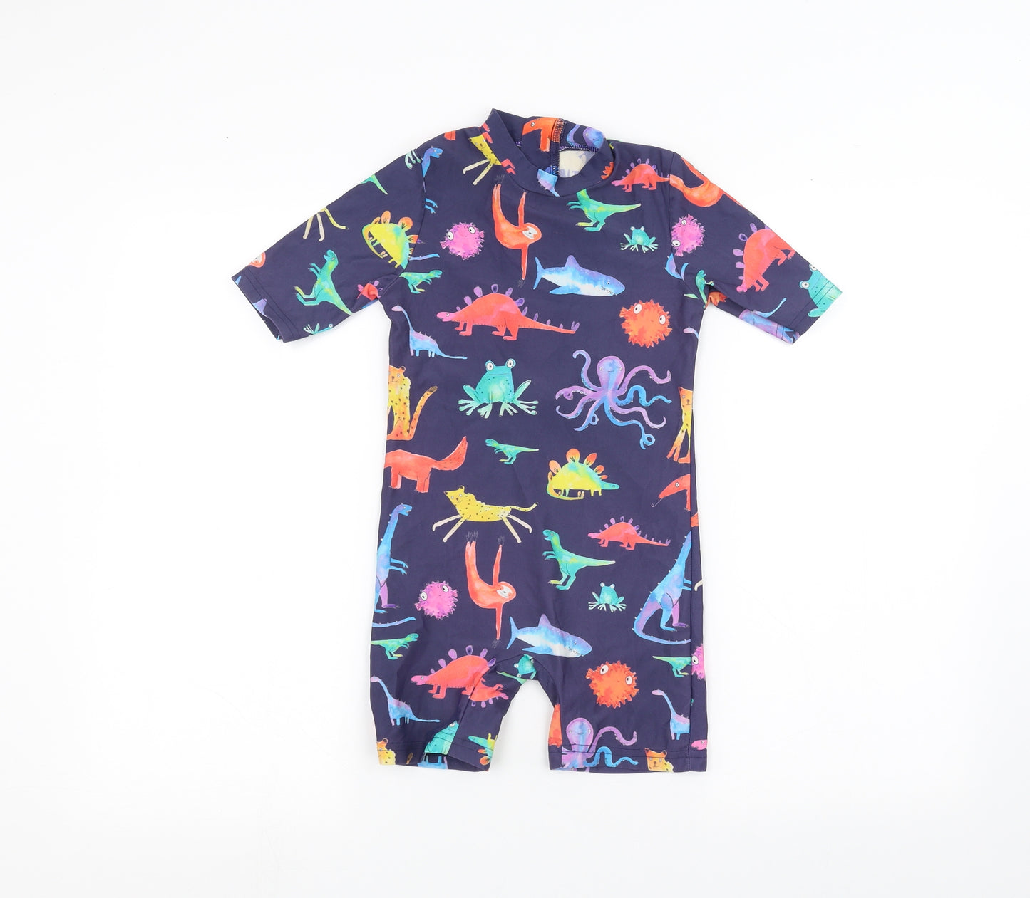 F&F Girls Blue   Playsuit One-Piece Size 5-6 Years