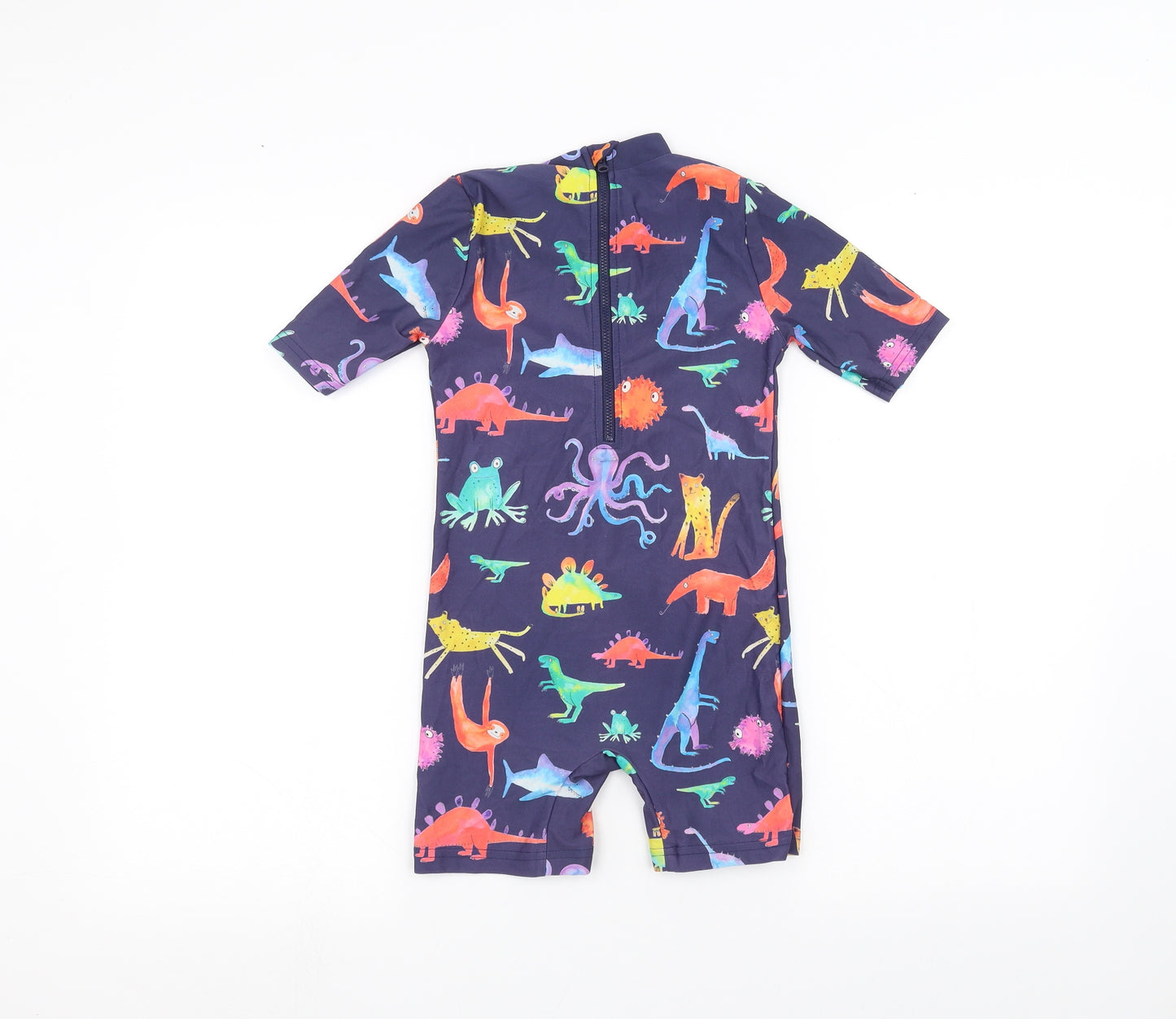 F&F Girls Blue   Playsuit One-Piece Size 5-6 Years
