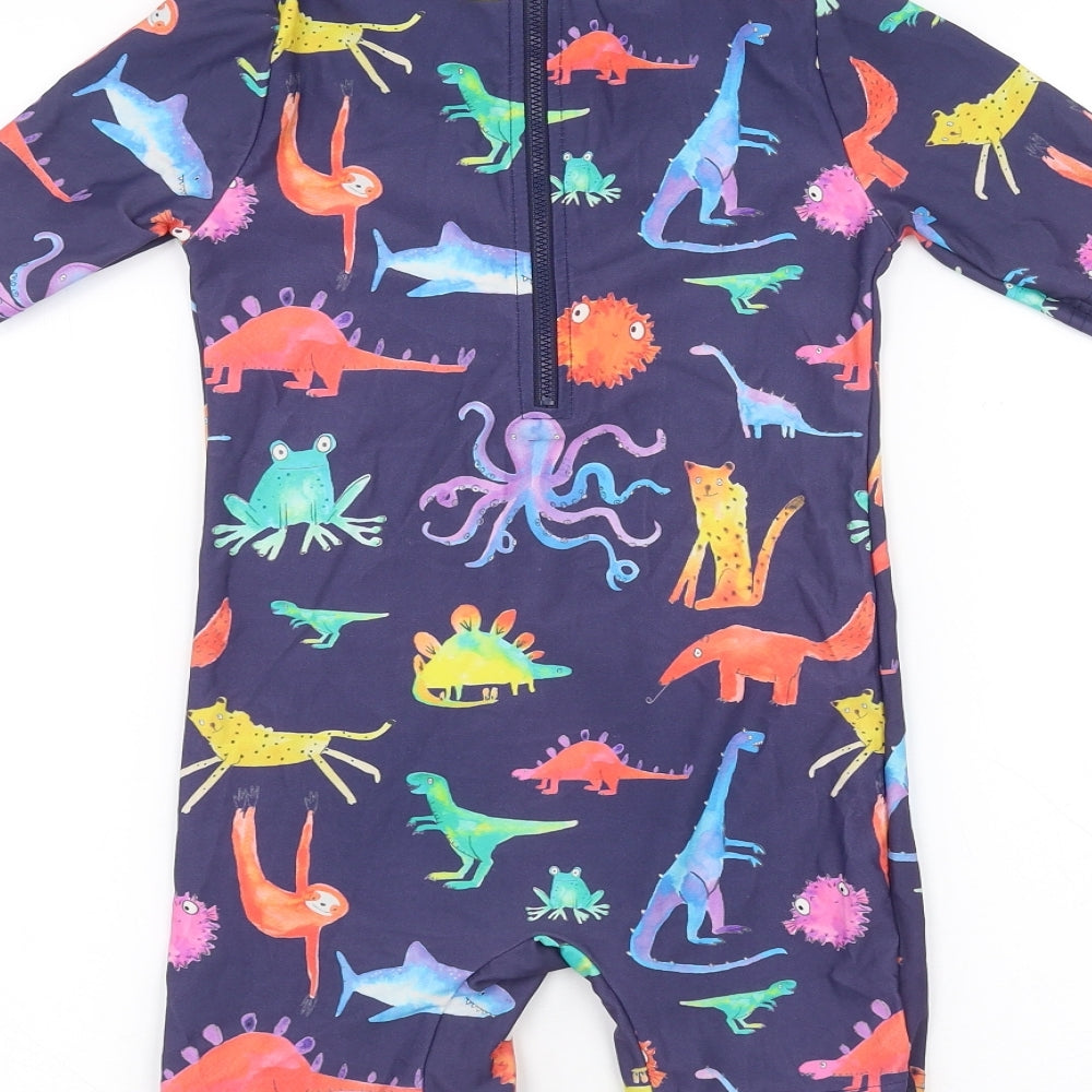 F&F Girls Blue   Playsuit One-Piece Size 5-6 Years