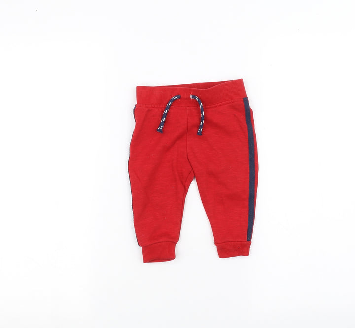 Primark Baby Red Sweatpants Trousers Size 3-6 Months