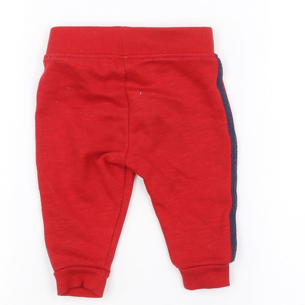 Primark Baby Red   Sweatpants Trousers Size 3-6 Months