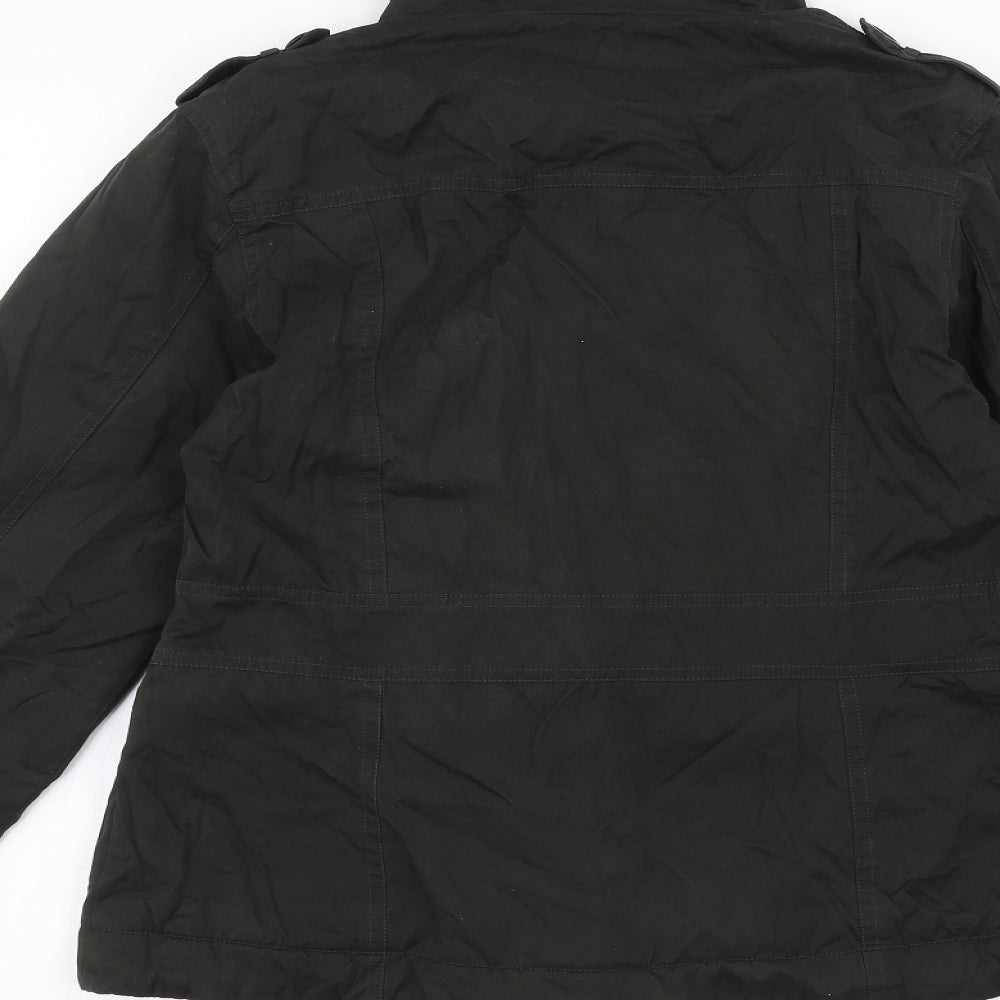 Bench Mens Green   Pea Coat Coat Size S