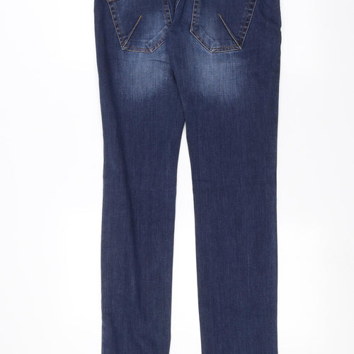 Galliano Womens Blue  Denim Straight Jeans Size 30 in L31 in