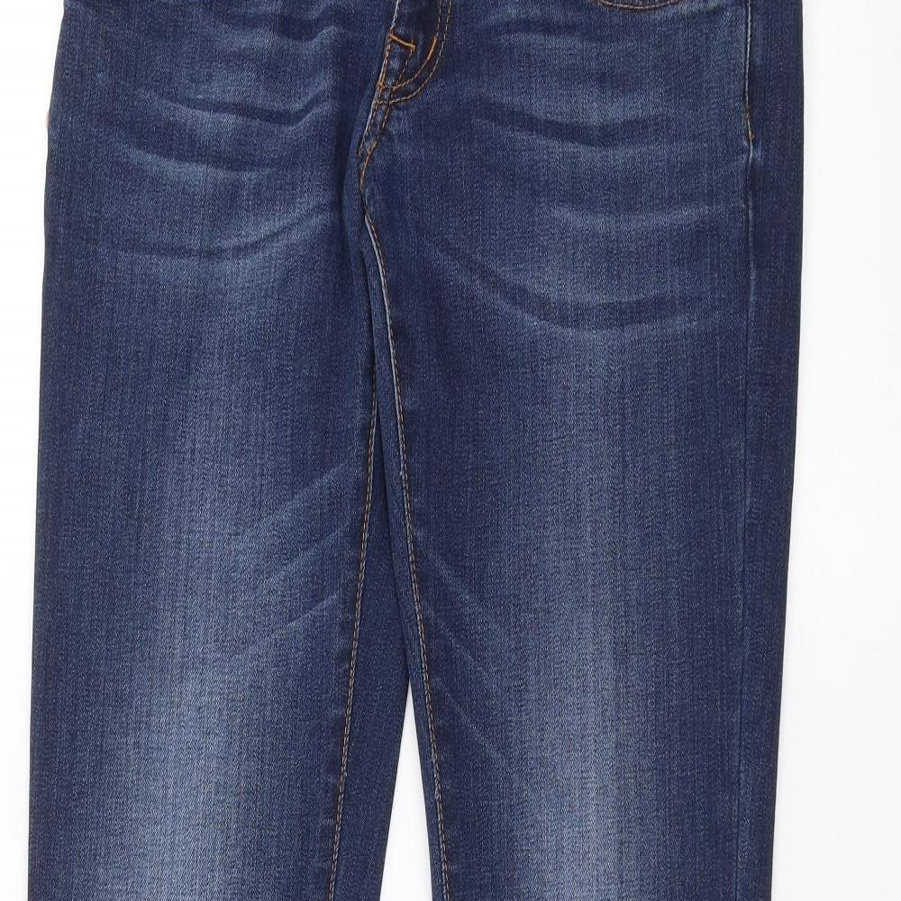 Galliano Womens Blue  Denim Straight Jeans Size 30 in L31 in
