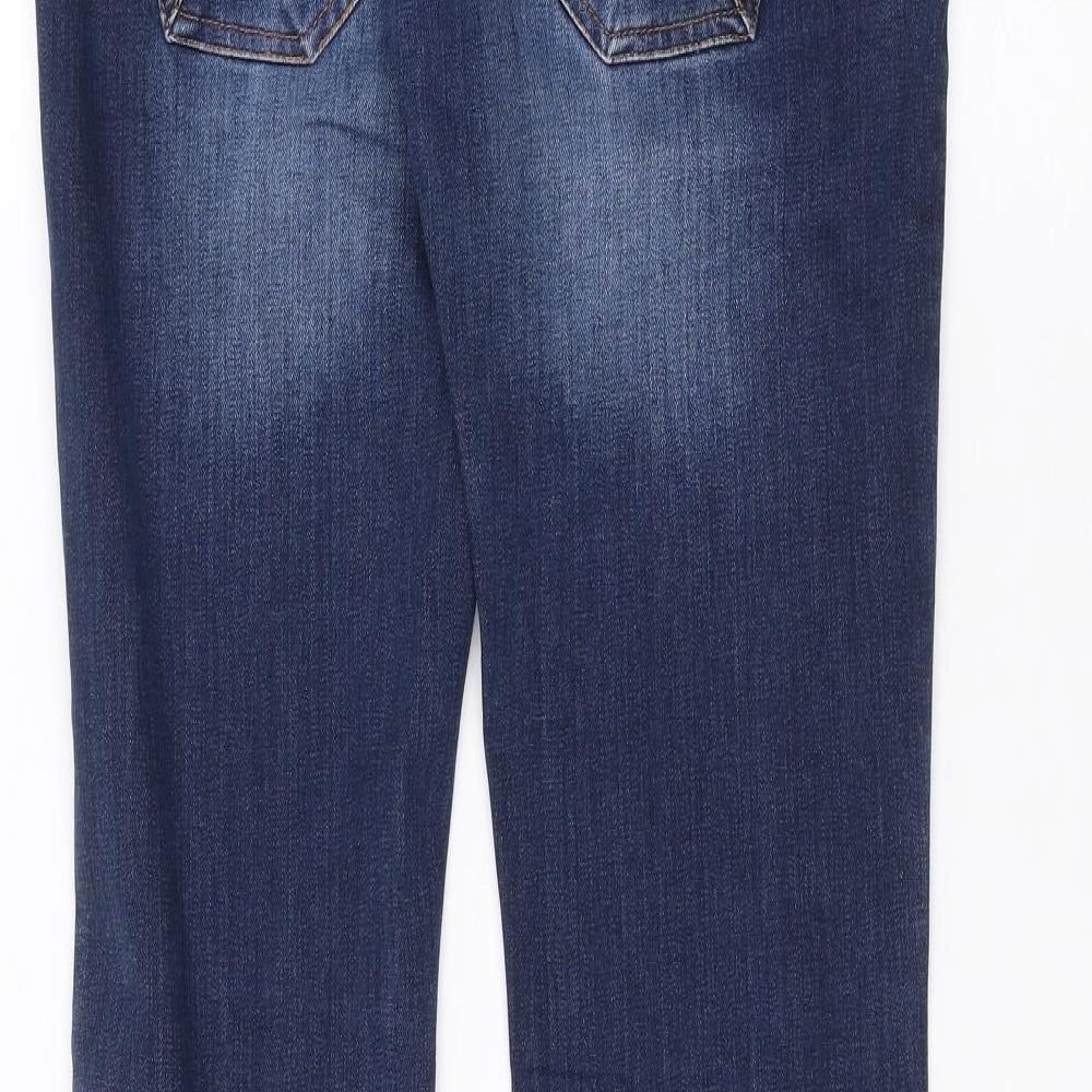 Galliano Womens Blue  Denim Straight Jeans Size 30 in L31 in
