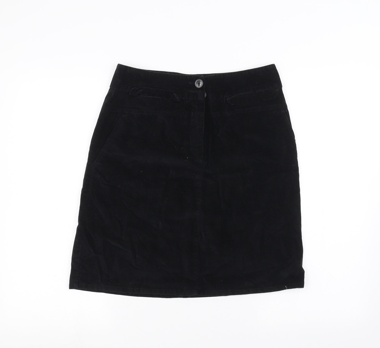 Marks and Spencer Womens Black   A-Line Skirt Size 10