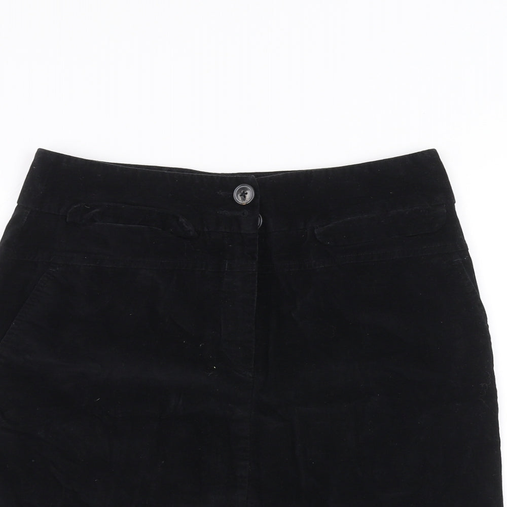 Marks and Spencer Womens Black   A-Line Skirt Size 10