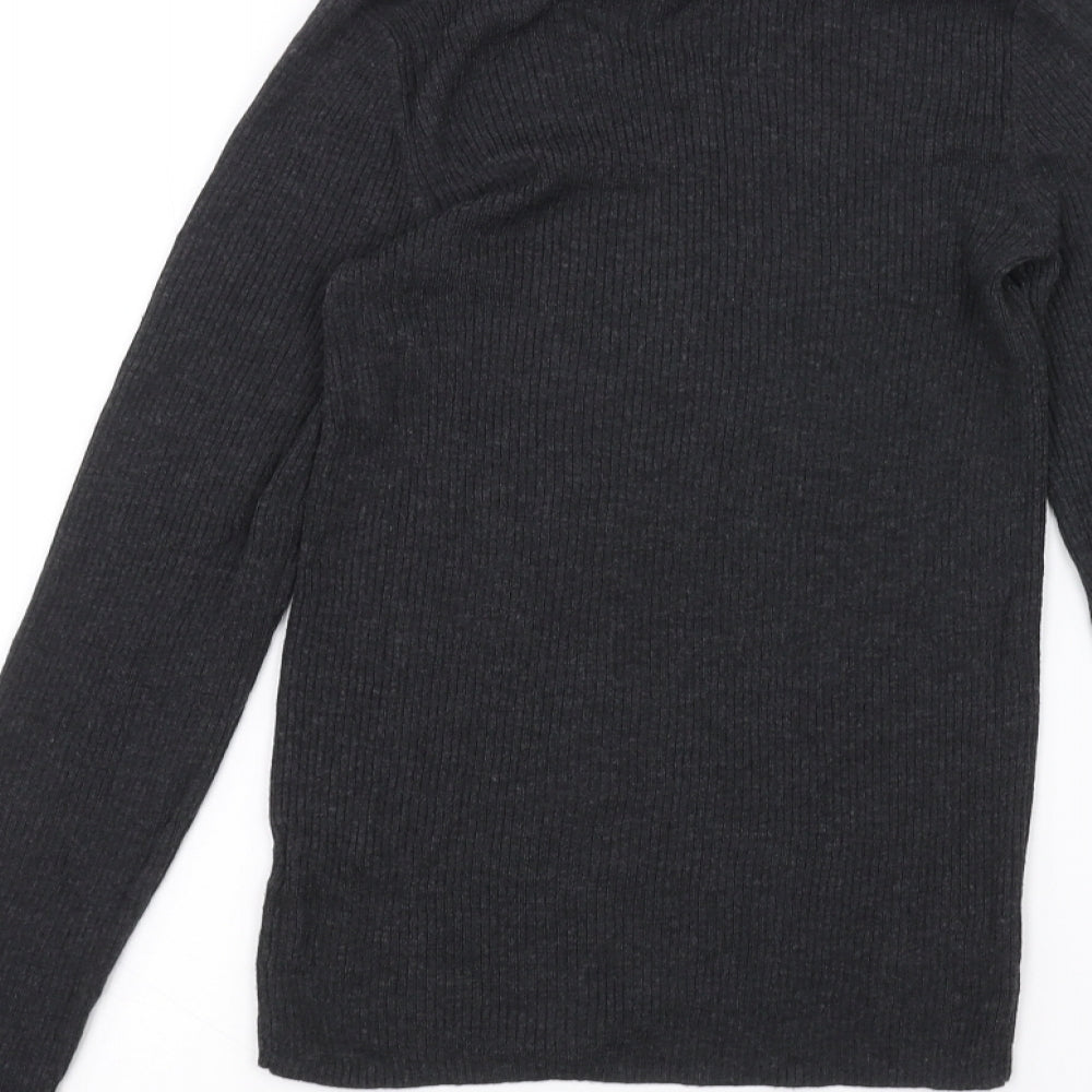 H&M Womens Black   Basic T-Shirt Size S