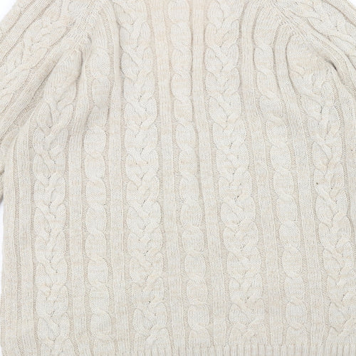 Marks and Spencer Womens Beige   Jacket Coatigan Size 8