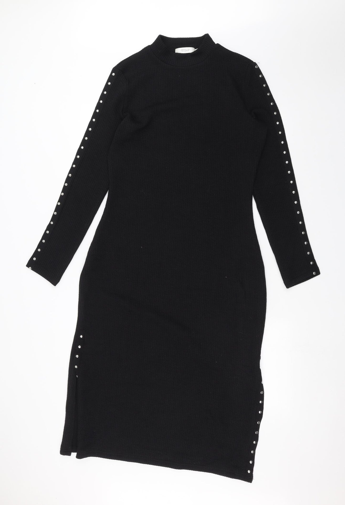 Angeleye Womens Black   Pencil Dress  Size 14