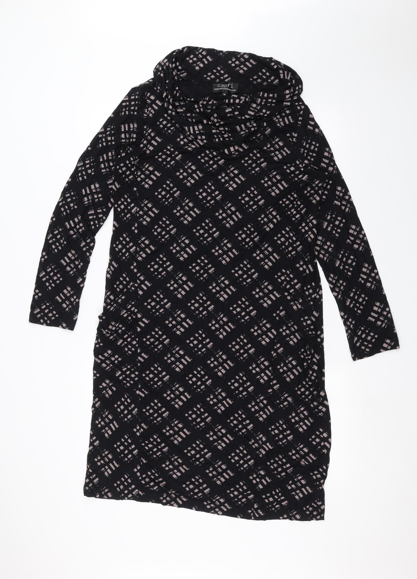 Capri Womens Black   Basic Blouse Size 14