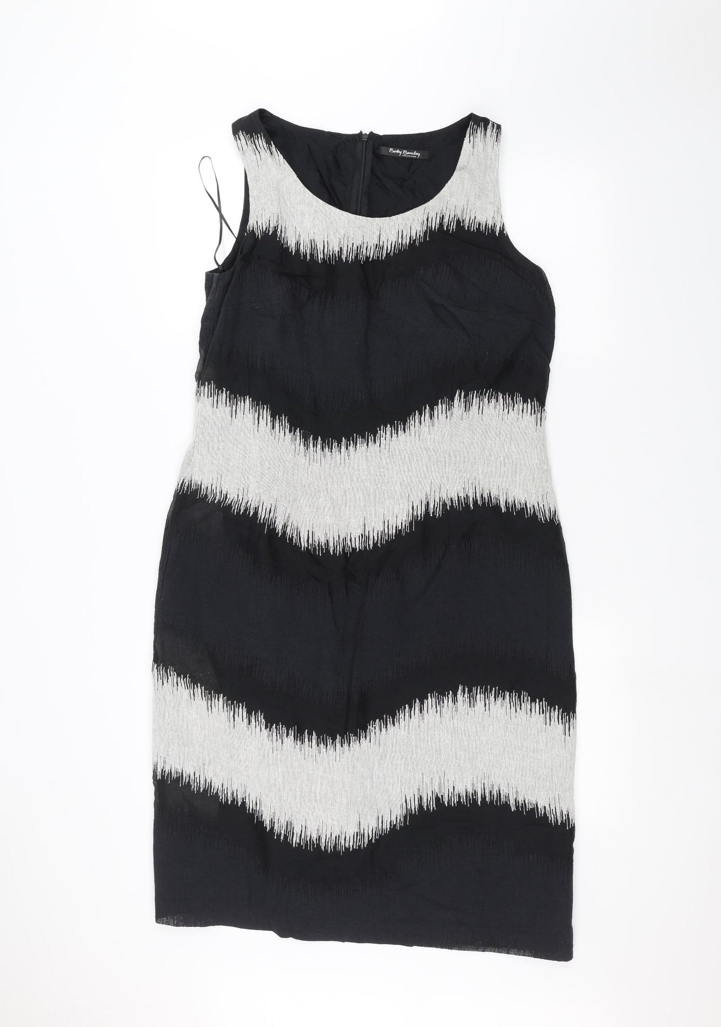 Betty Barclay Womens Black Striped  A-Line  Size 16