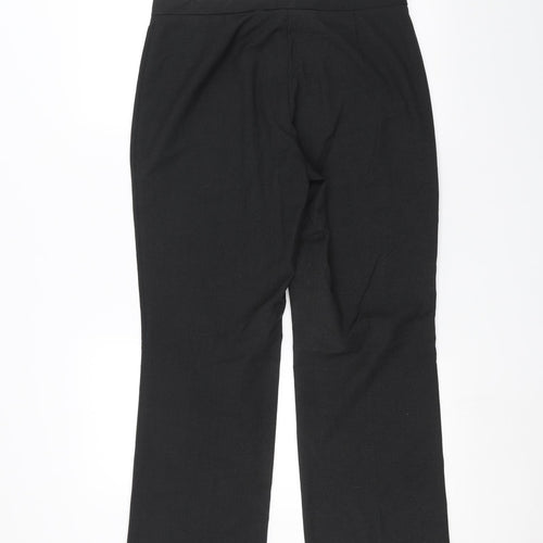 Marks and Spencer Womens Black   Trousers  Size 10 L25 in