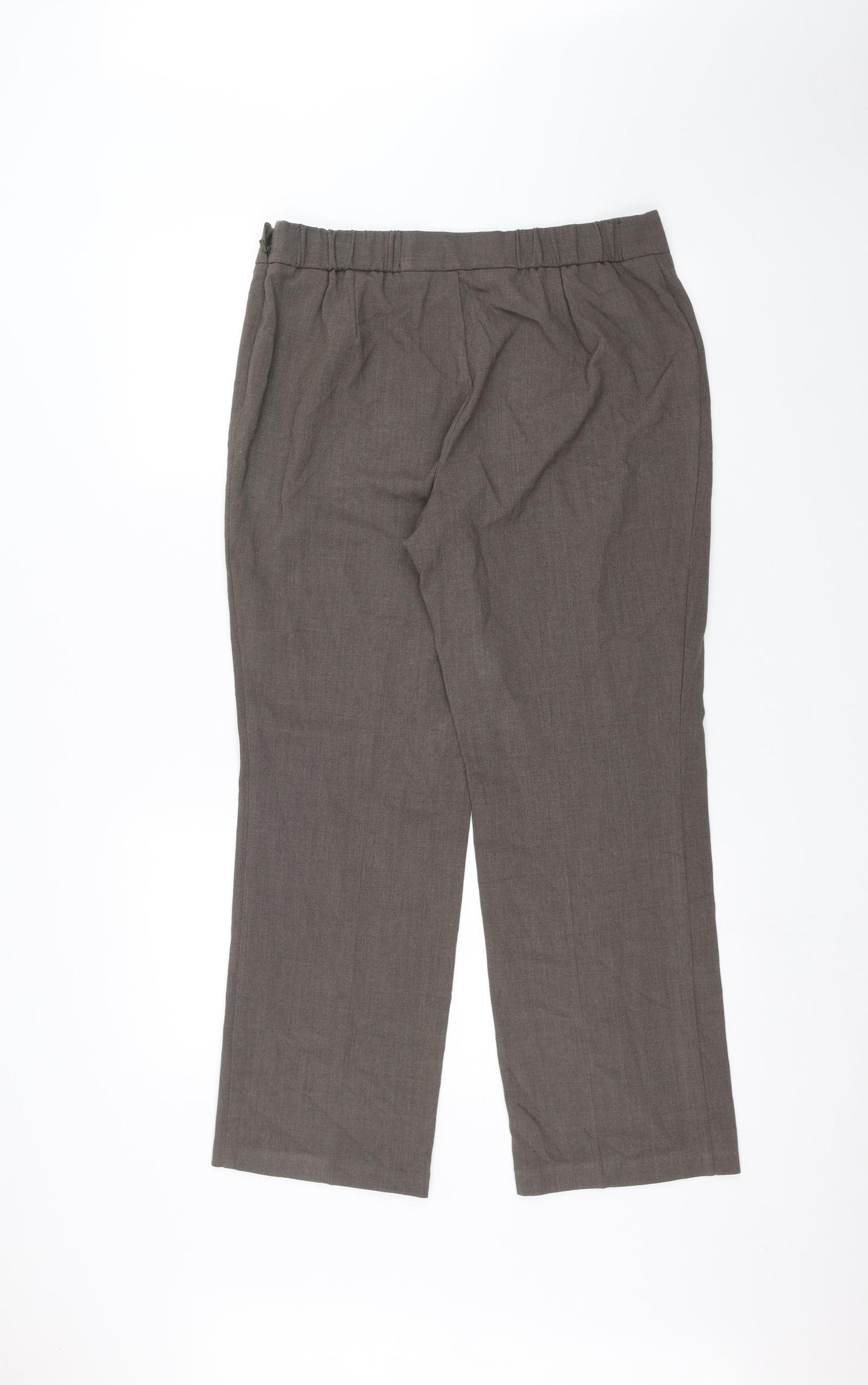 Marks and Spencer Womens Beige   Trousers  Size 12 L25 in