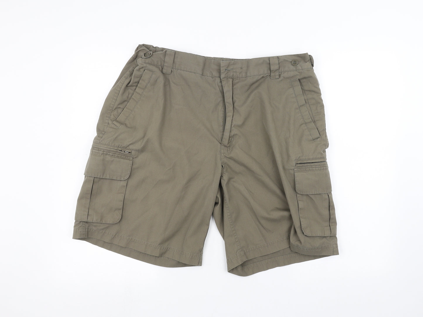 Regatta Mens Green   Cargo Shorts Size 38 in