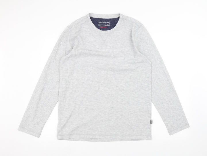 Eddie Bauer Mens Grey   Pullover Jumper Size M
