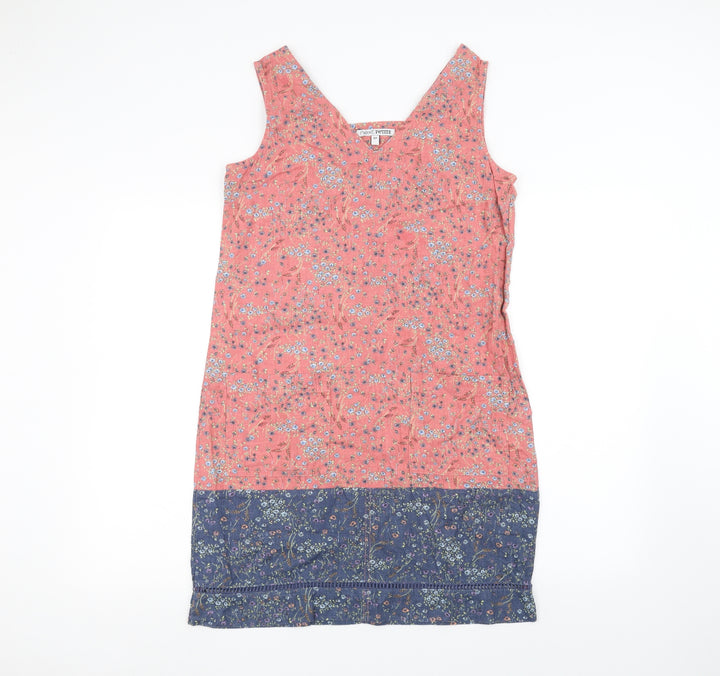 NEXT Womens Pink Floral  Basic T-Shirt Size 8