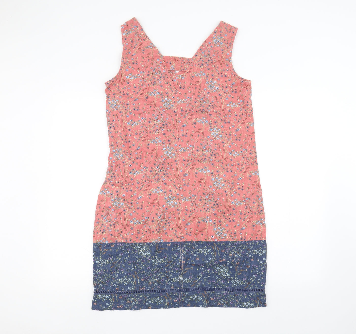 NEXT Womens Pink Floral  Basic T-Shirt Size 8
