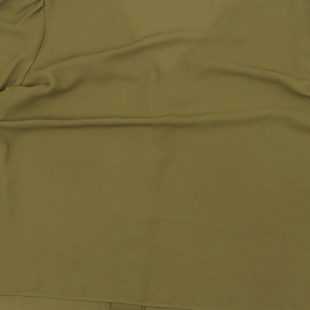 Papaya Womens Green   Basic Button-Up Size 16